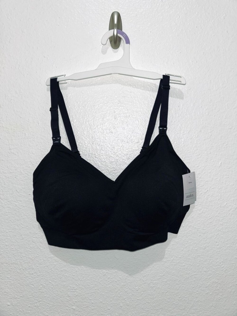NWT Women's XL Luxe Stretch Unlined Nursing Bralette - Auden MSRP $16.99